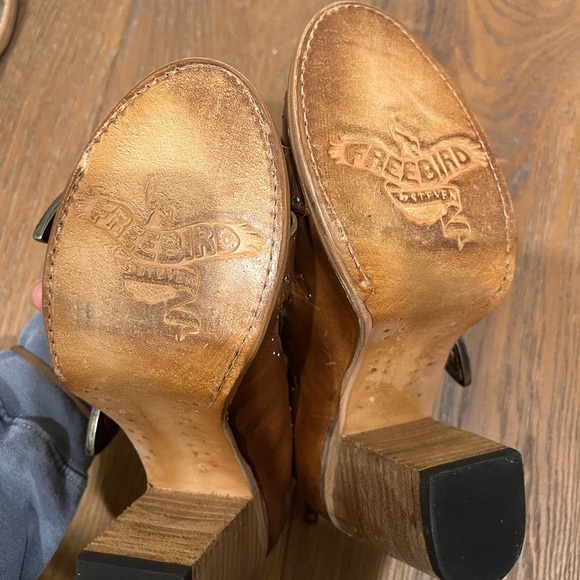 FREEBIRD BY STEVEN VIOLET BOOTIE SANDAL SIZE 8 - Picture 6 of 6